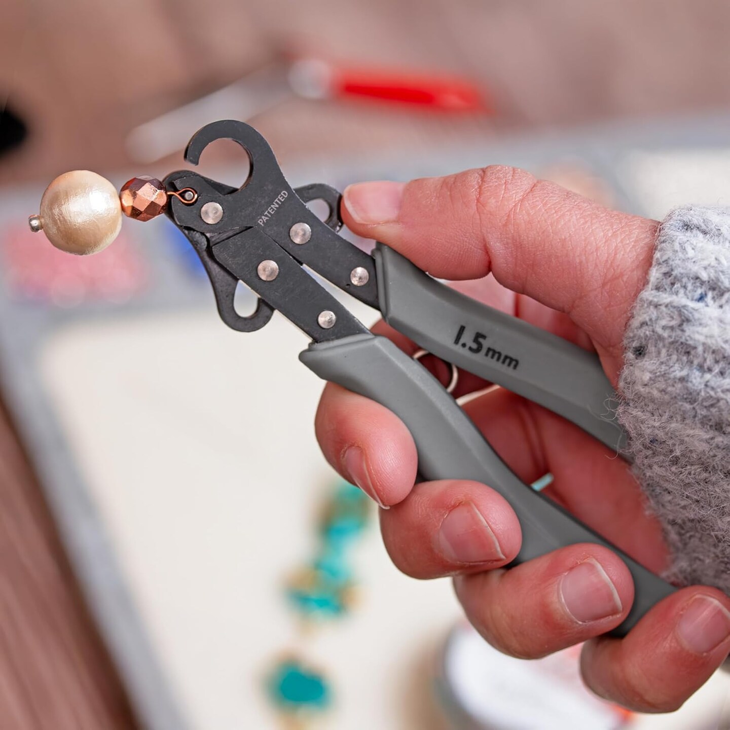 One Step Looper – Create and Trim Consistent 1.5 mm Loops for Jewelry, Use With 18-26g Craft Wire