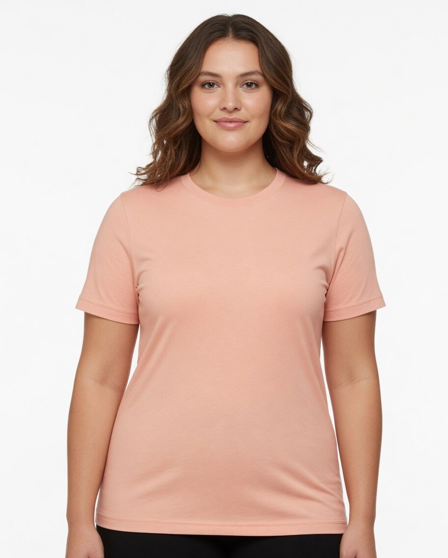 BELLA + CANVAS CVC Jersey Short Sleeve Crewneck T-Shirt for Custom Printing & Casual Comfort Blank Tee