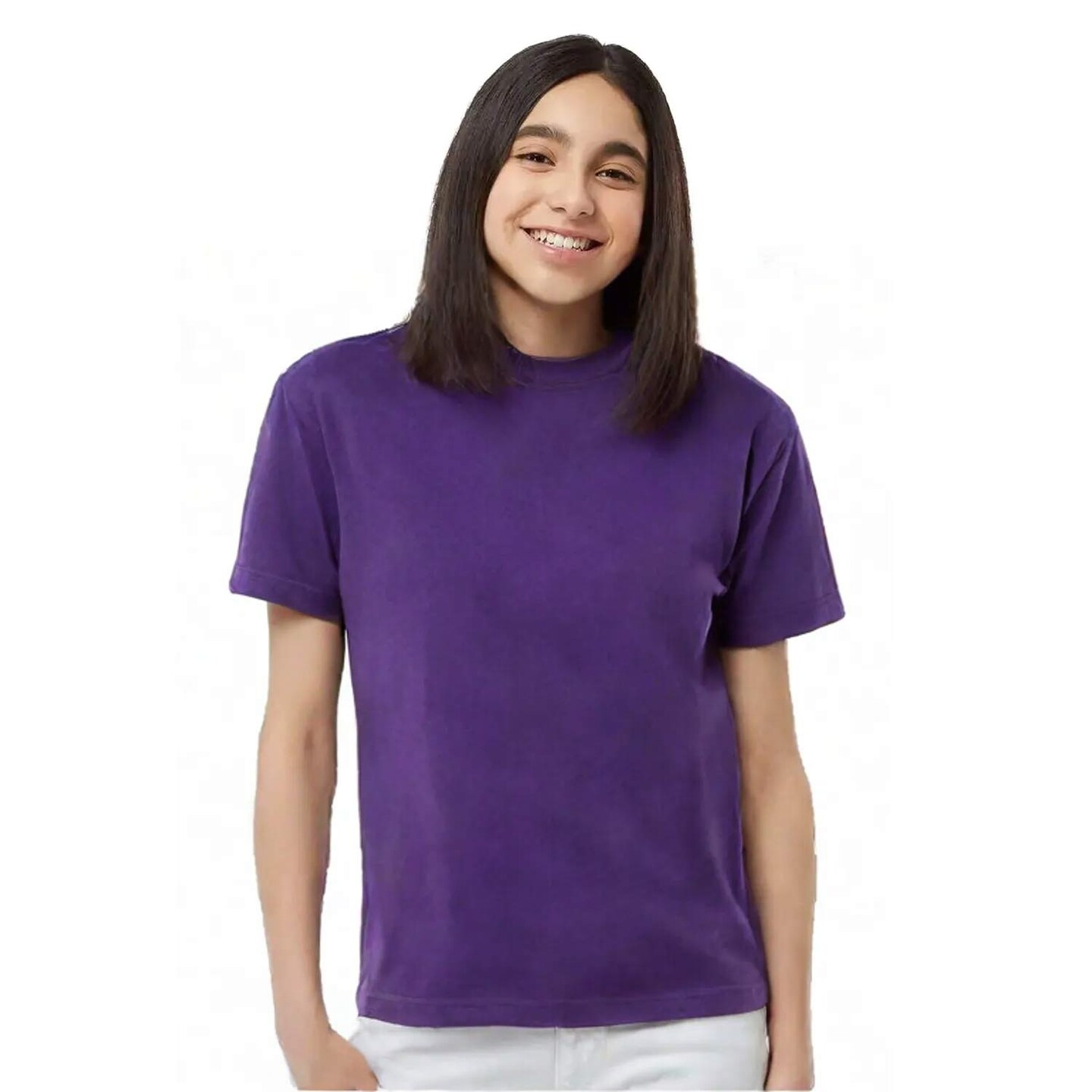 Youth Soft Touch Crewneck T-Shirt for School, Sports & Everyday Casual Wear