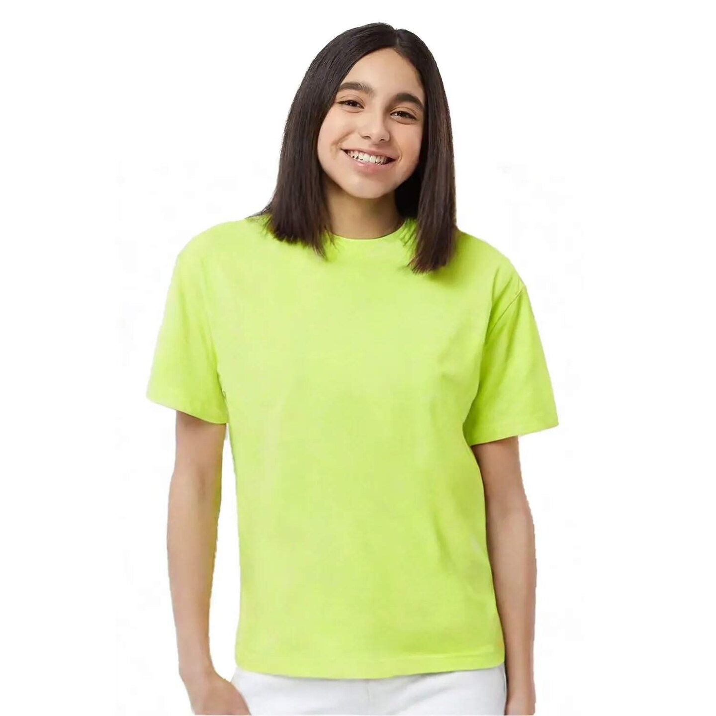 Youth Soft Touch Crewneck T-Shirt for School, Sports & Everyday Casual Wear