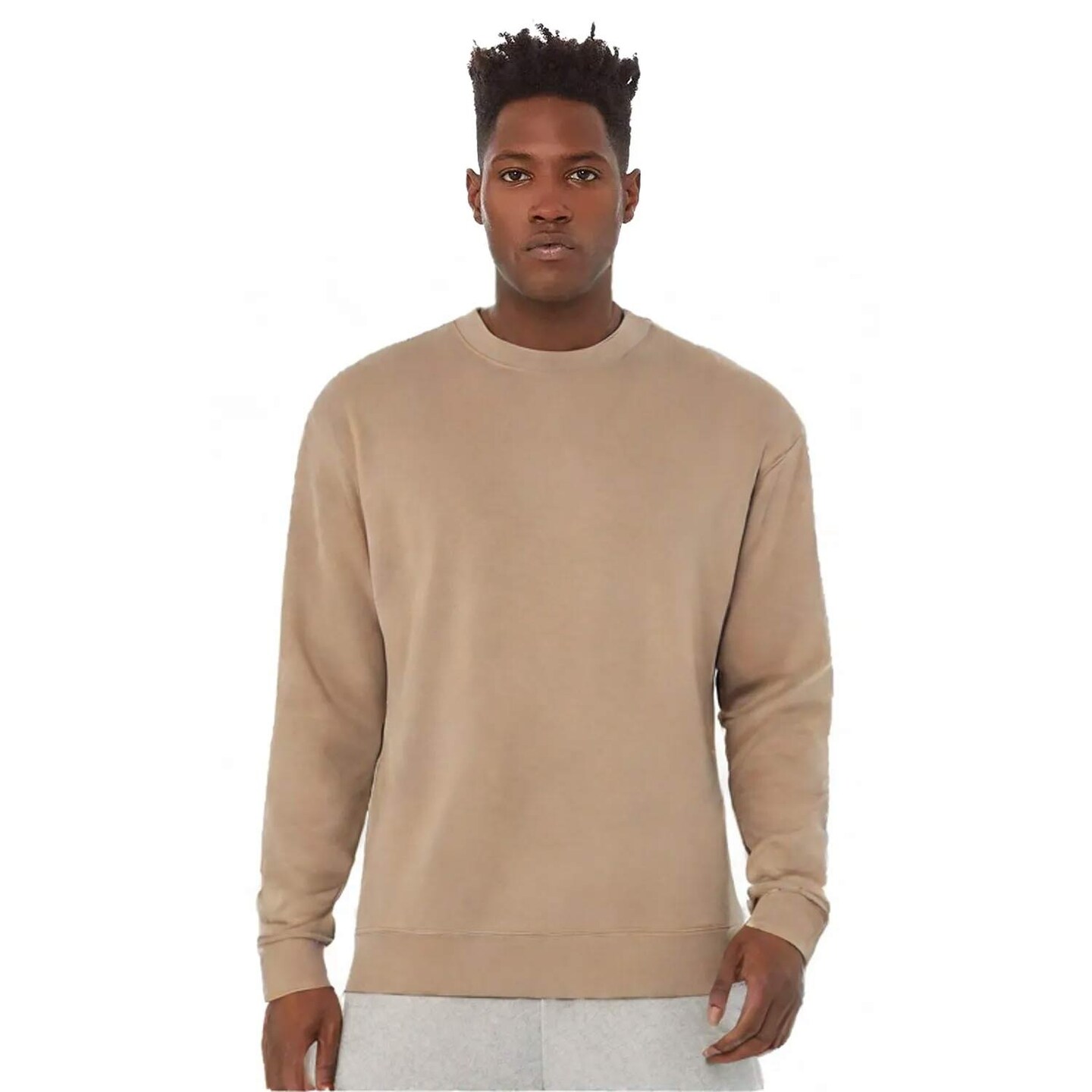 BELLA+CANVAS Sponge Fleece Drop Shoulder Crewneck Sweatshirt for Casual, Streetwear & Layering Wear