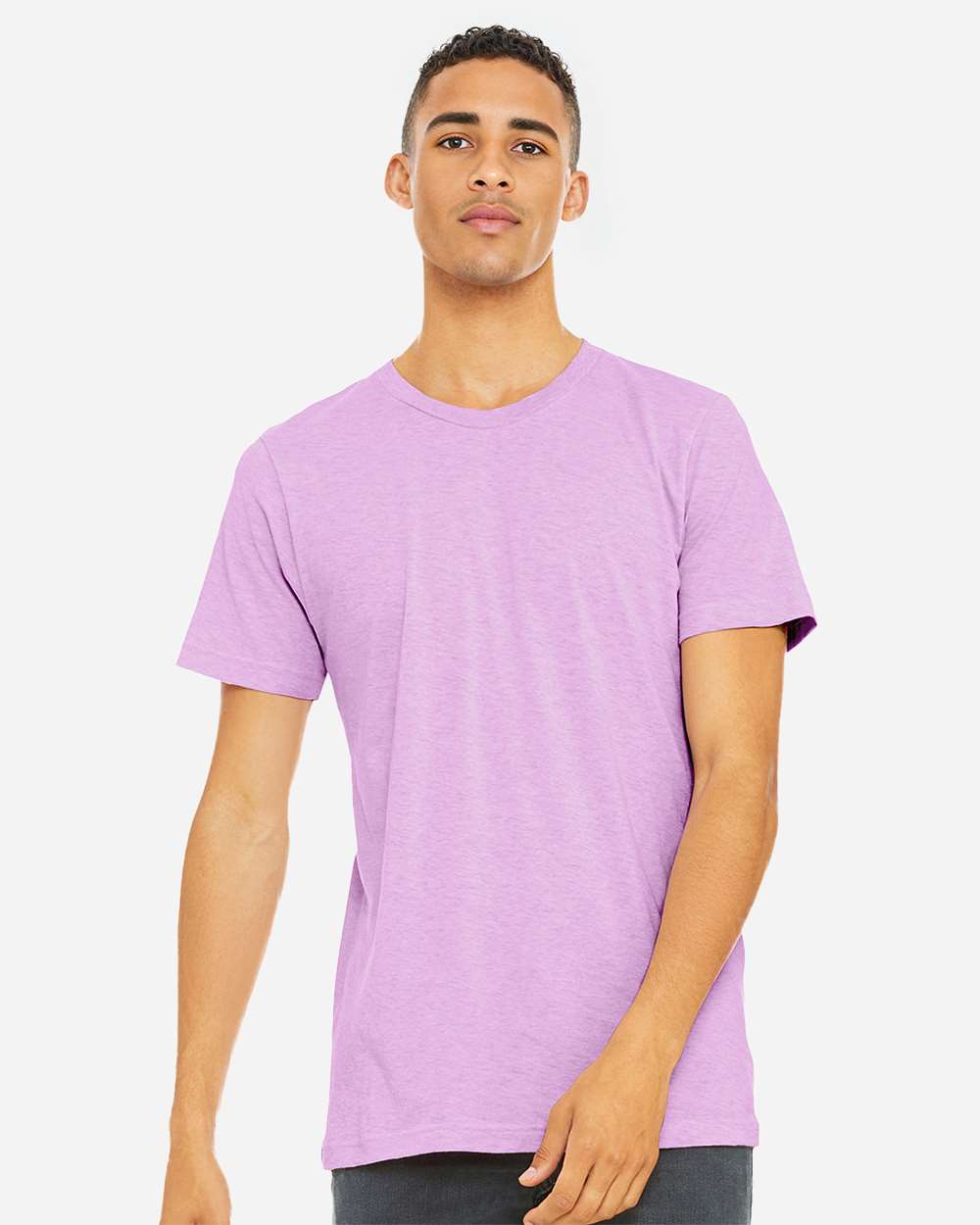 BELLA + CANVAS Short Sleeve CVC Jersey T-Shirt Unisex Fit Wear, Custom Printing Soft Cotton Blend Tee