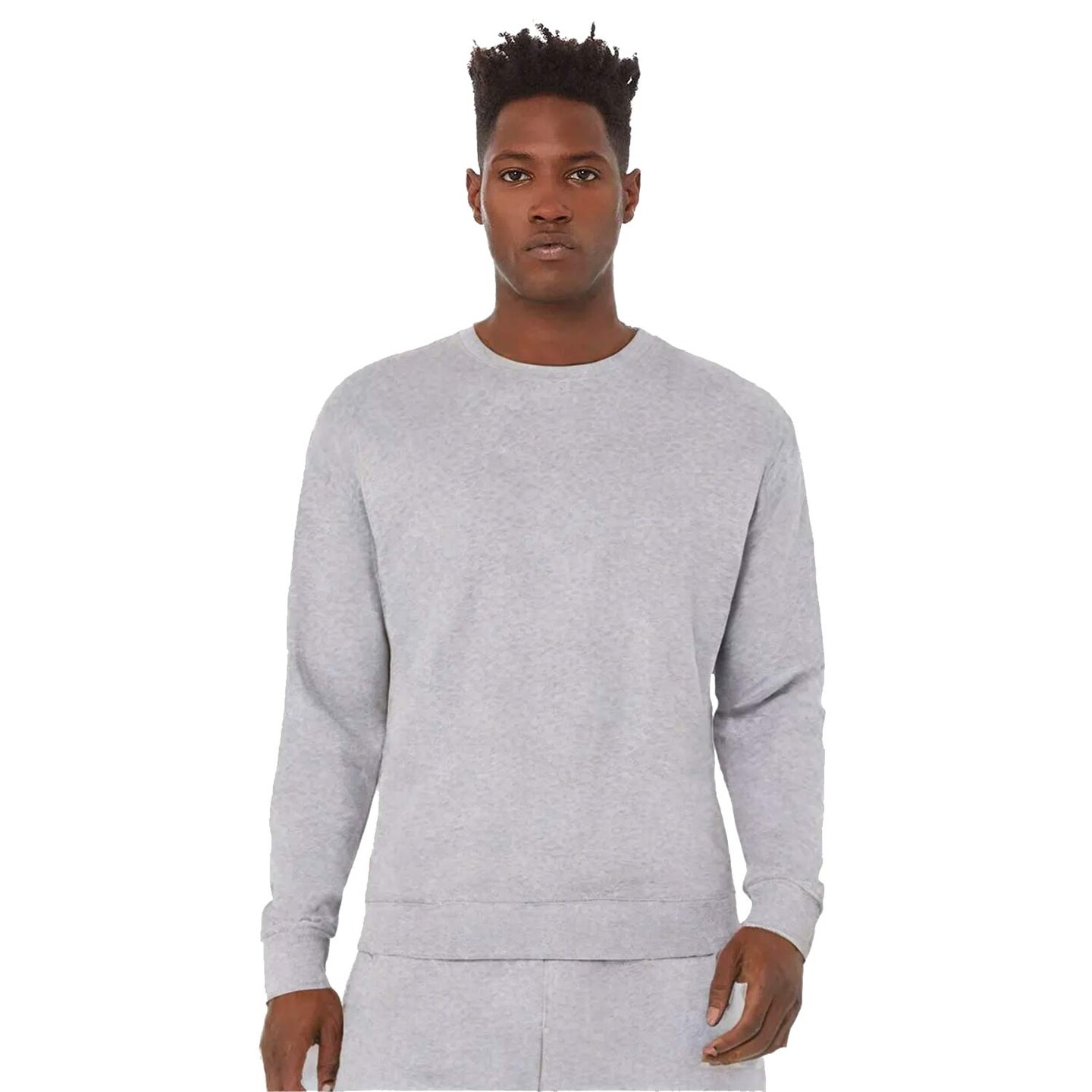 BELLA+CANVAS Long Sleeve Sponge Fleece Drop Shoulder Sweatshirt for Casual, Winter & Layering Wear