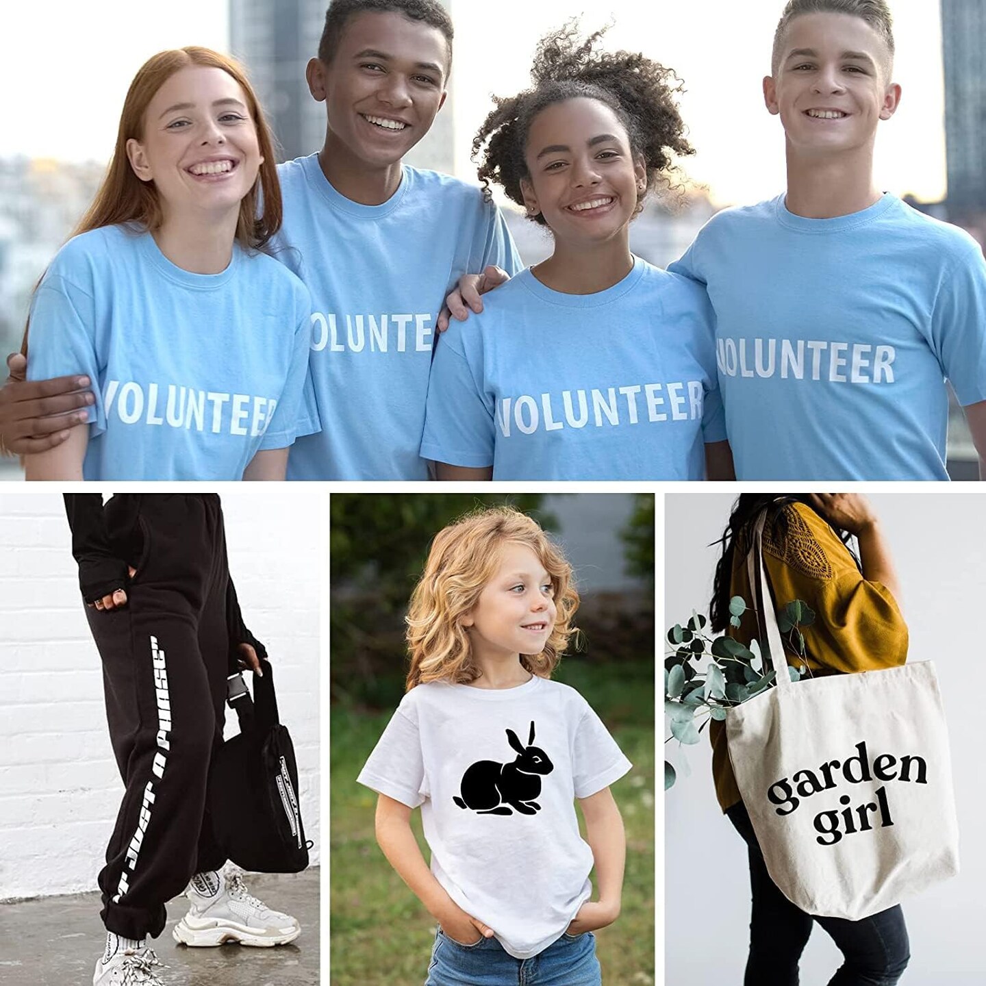 22 Pack HTV Heat Transfer Vinyl 12&#x22;x10&#x22; -16 Pack Assorted Colors Iron on Vinyl- 6 Pack Glitter (Multicolor)