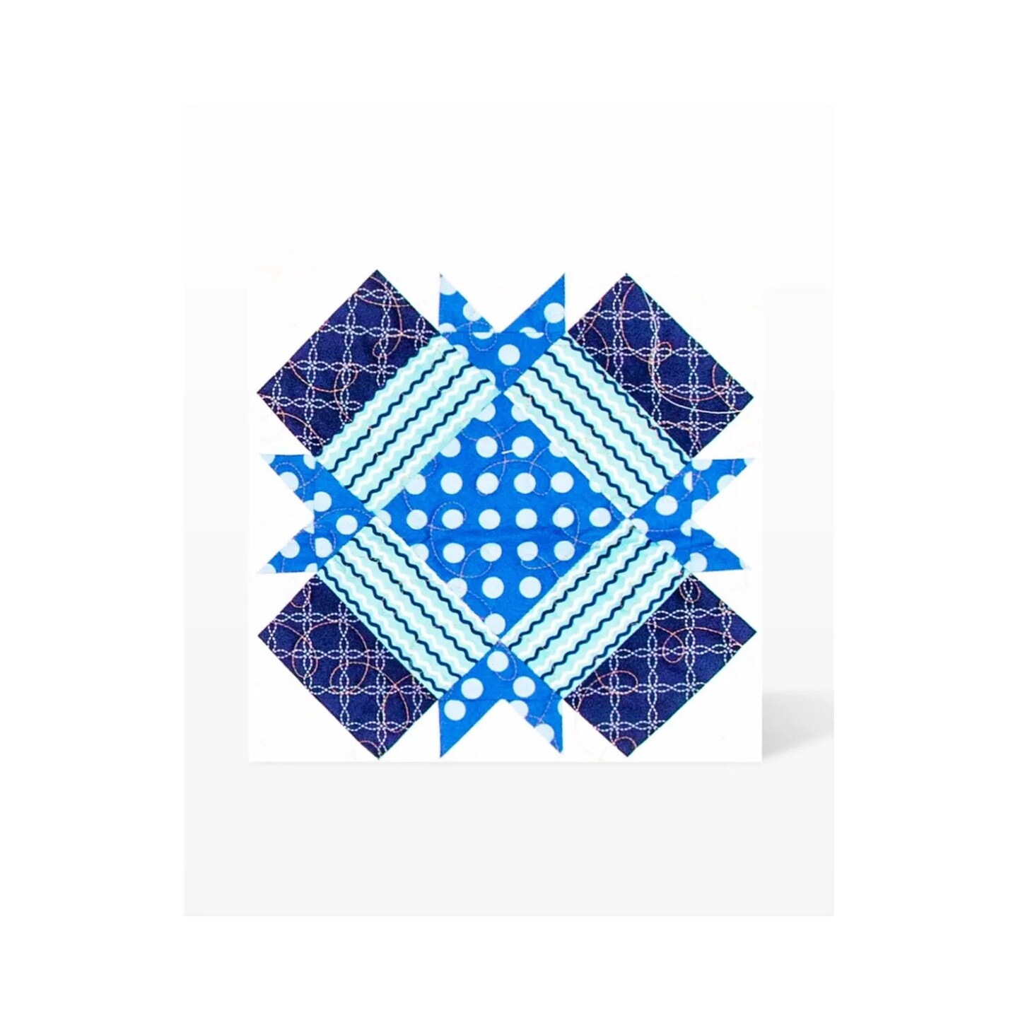 AccuQuilt GO! Turkey in the Straw Die – 10" Quilt Block, Block on Board (BOB), 6" x 24"