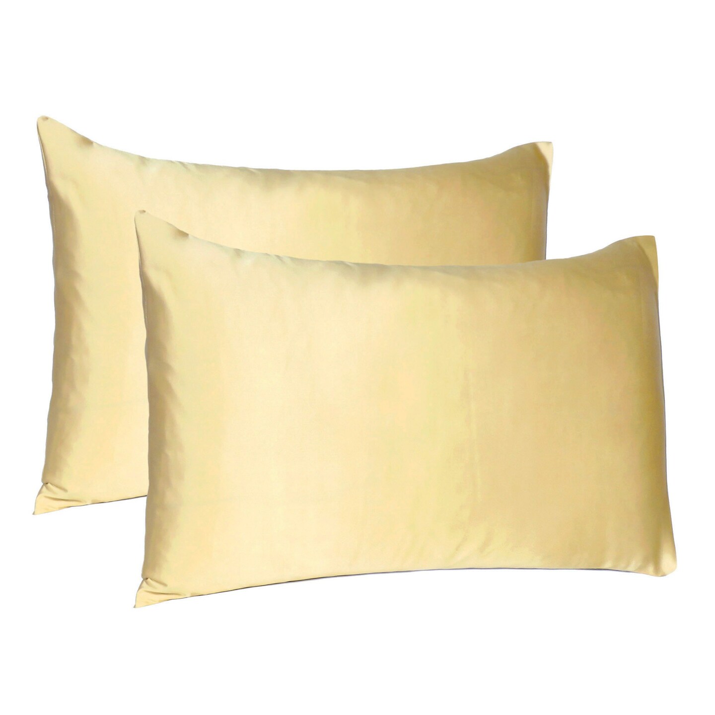 Pale Yellow Dreamy Set Of 2 Silky Satin Standard Pillowcases Michaels