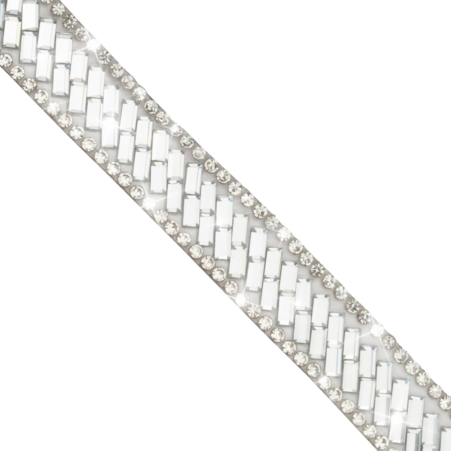 10 yards of Mila 1/2&#x22; Iron-on Rhinestone Trim