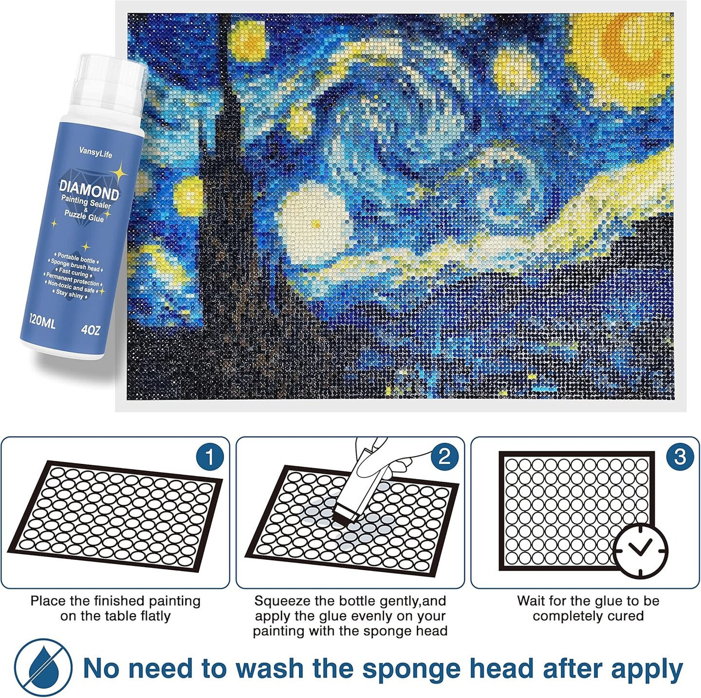 Diamond Painting Sealer &#x26; Puzzle Glue