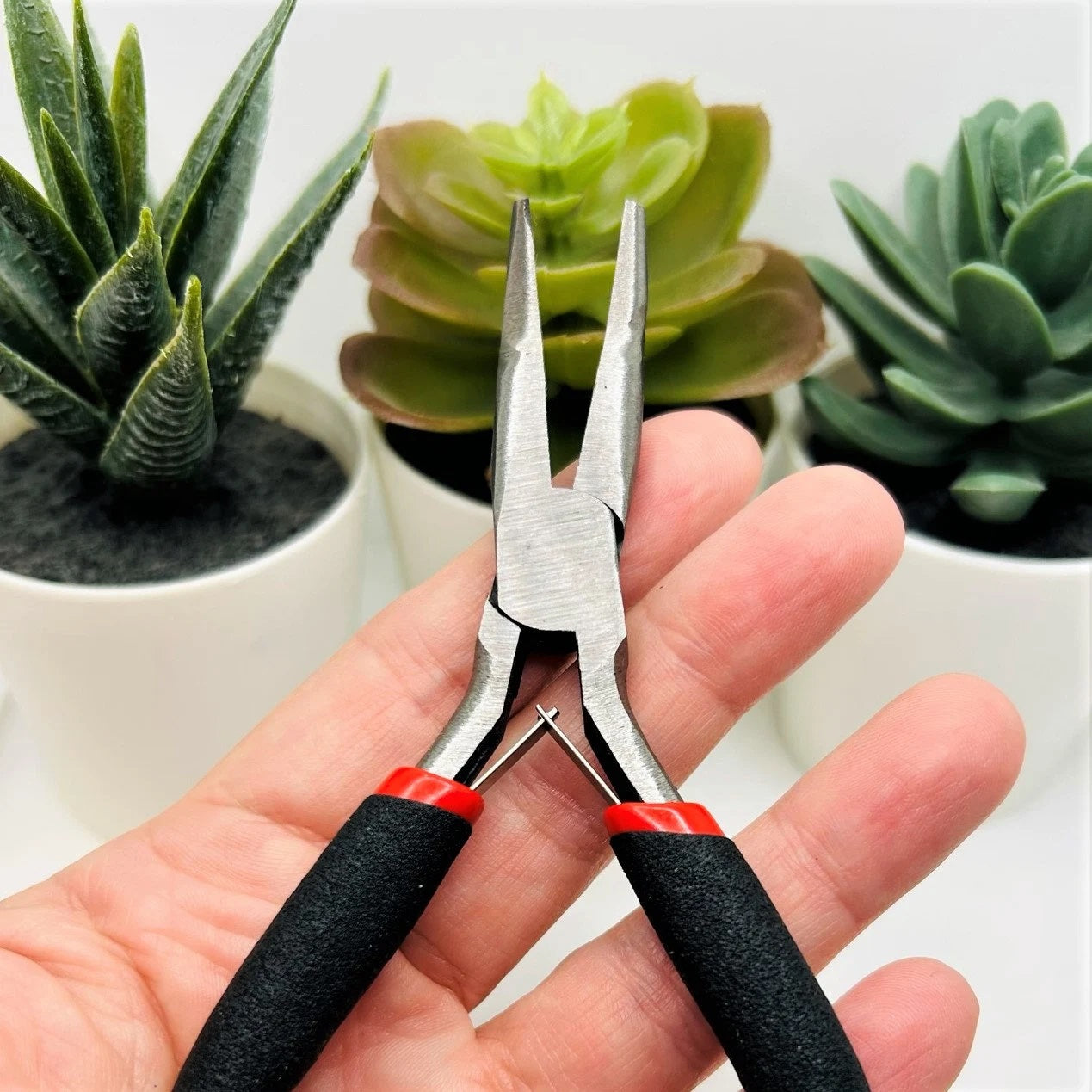 Bent Nose Jewelry Pliers