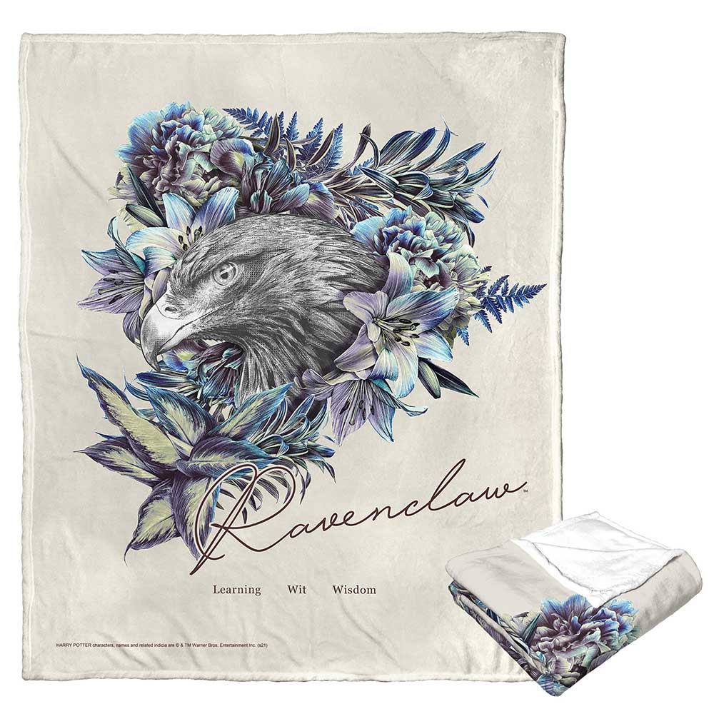 Warner Brothers Harry Potter Houses Silk Touch Throw Blanket