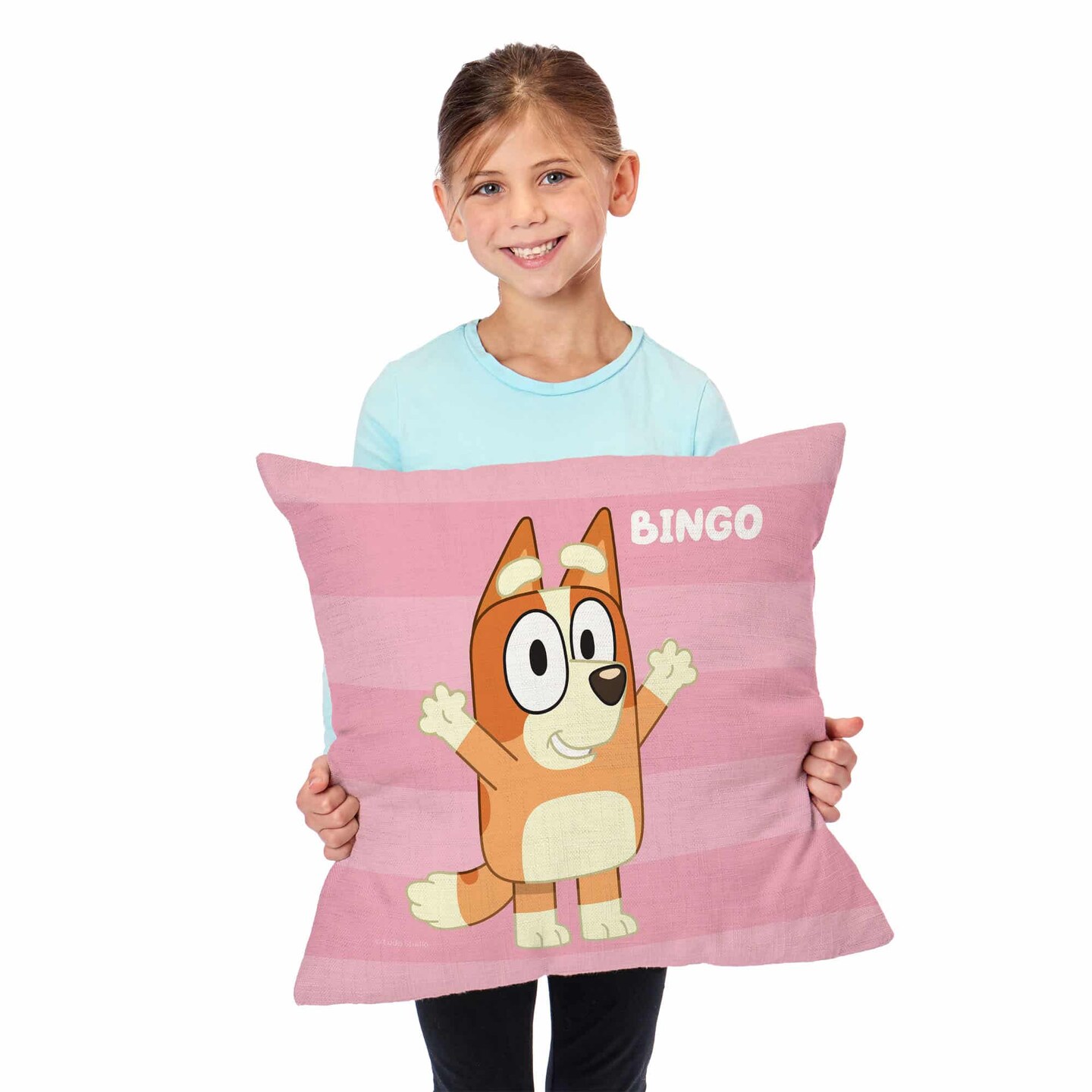 Bluey Roll Call Throw Pillow 18&#xD7;18 Inches