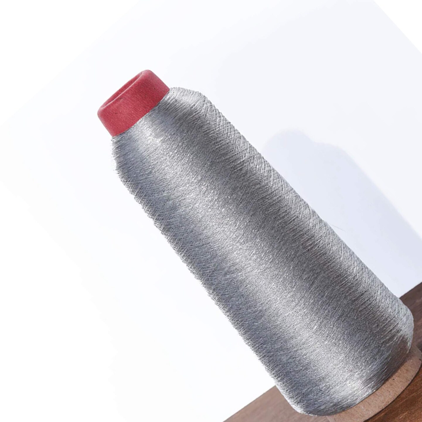 5,000 Yards Silver Sparkly Metallic Machine Embroidery Thread High Shine & Durable