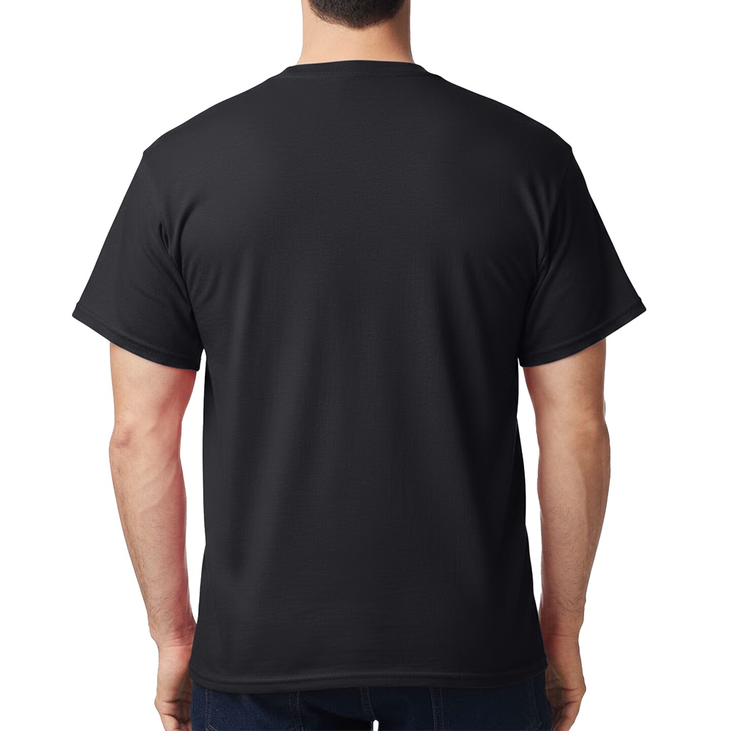 Gildan Unisex Heavy Cotton Craft Blank T-Shirt, Black Bundle Short Sleeve for DIY Projects (3–15 Pack)