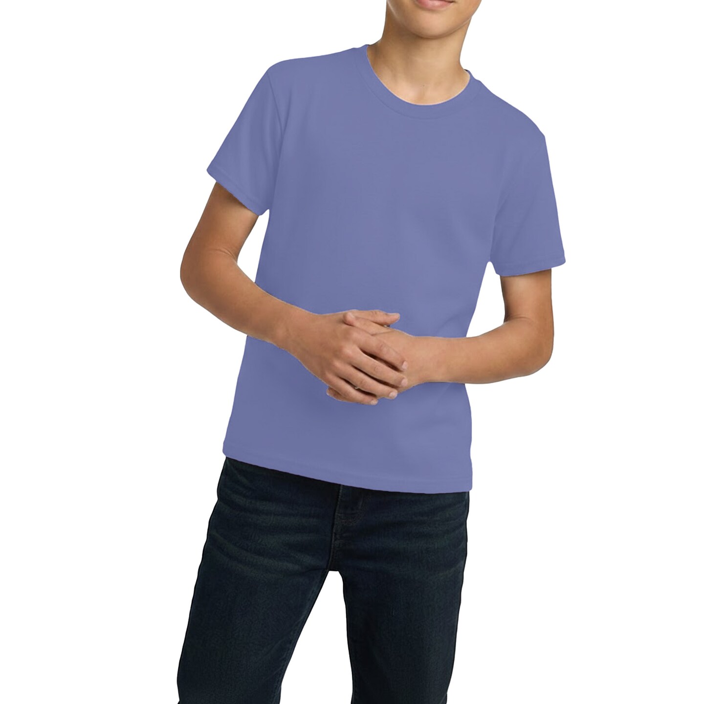Gildan Youth Heavy Cotton T-Shirt, Plain Short Sleeve Craft & Print Ready