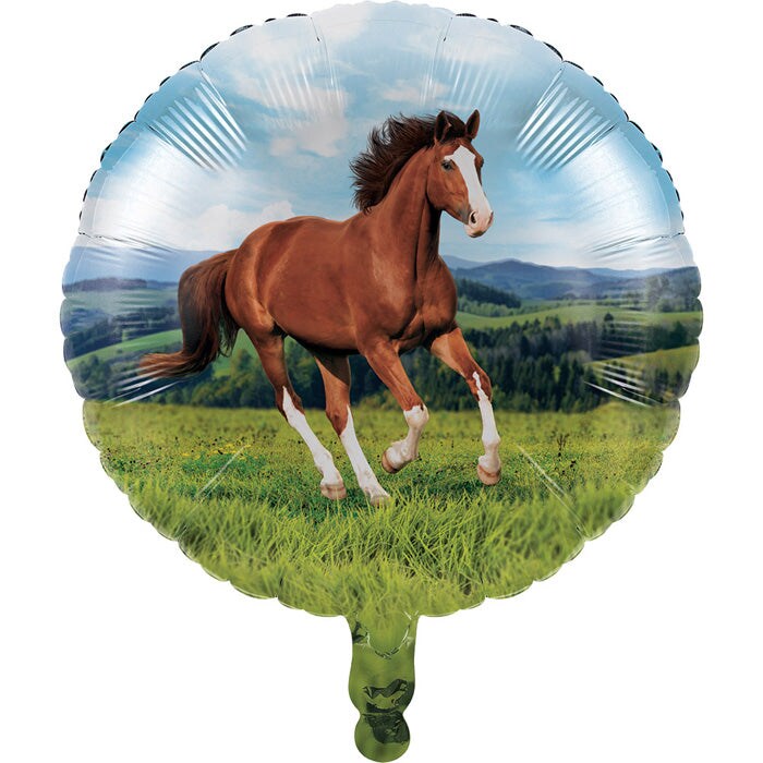 10 pc Bulk Horse and Pony Mylar Balloons