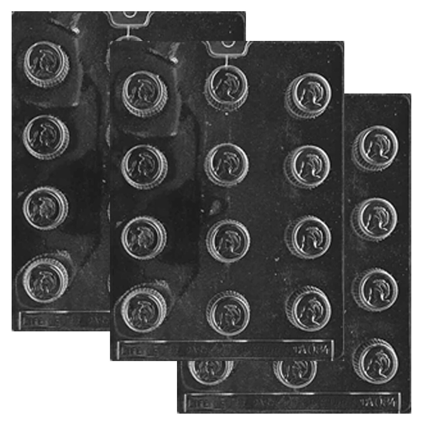 Trojan Round Chocolate Mold