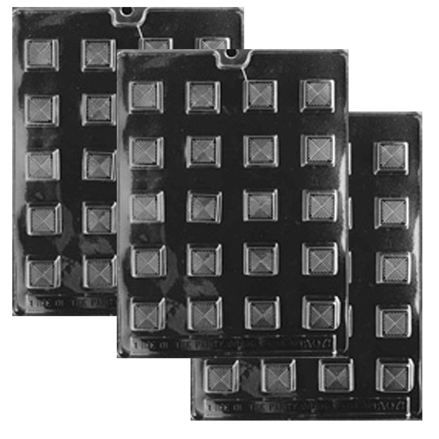Traditional Square Chocolate Mold