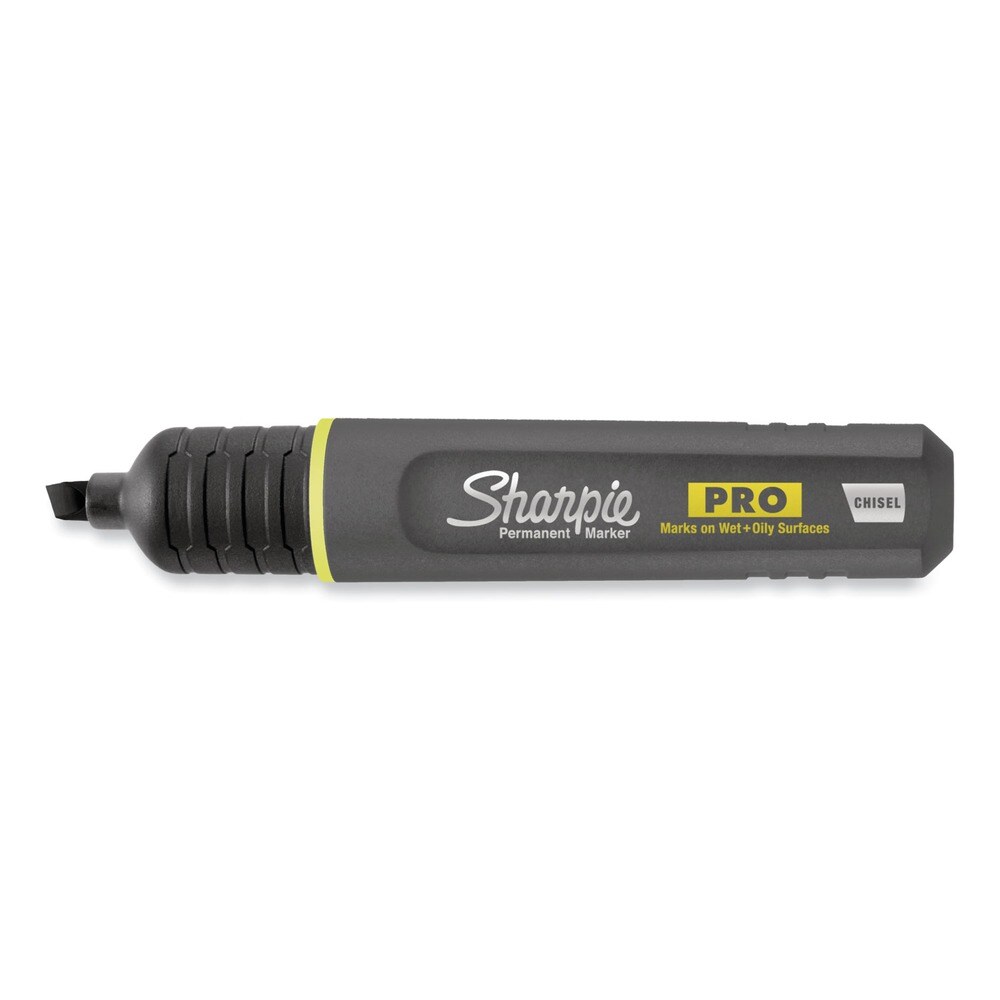 Sharpie Pro Broad Chisel Tip Permanent Marker - Black (1-Dozen)