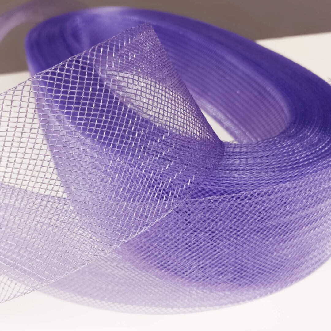 1 Yard Horsehair Braid Trim 100% Nylon Stiff Crinoline Webbing for Dresses, Hats & Costumes 2" Wide