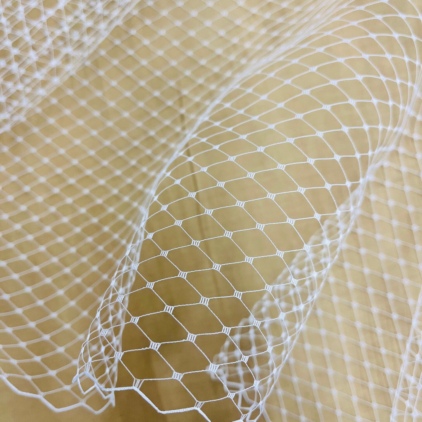 1 Yard Bandeau Veil Tulle Birdcage Venetian Veil Mesh Fabric 9 Inches Width