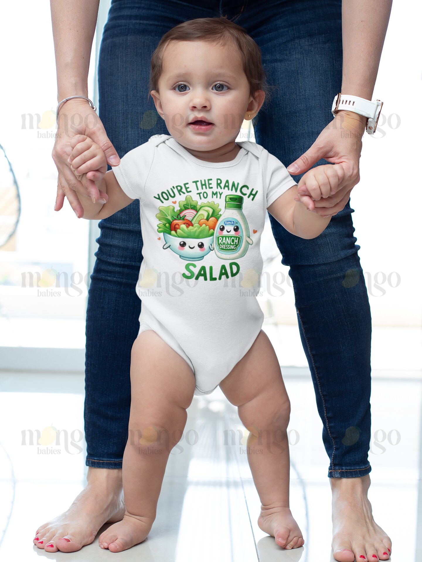 Rach Salad Cute Baby Bodysuit, Kids and Toddler T-Shirt - Funny
