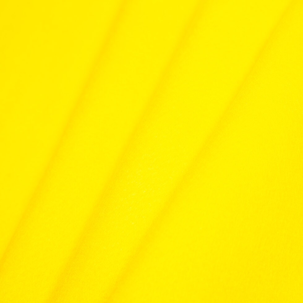 1 Yard Bright Acrylic Felt Fabric Yellow Medium Heavyweight Solid Craft Material 74 inch Width
