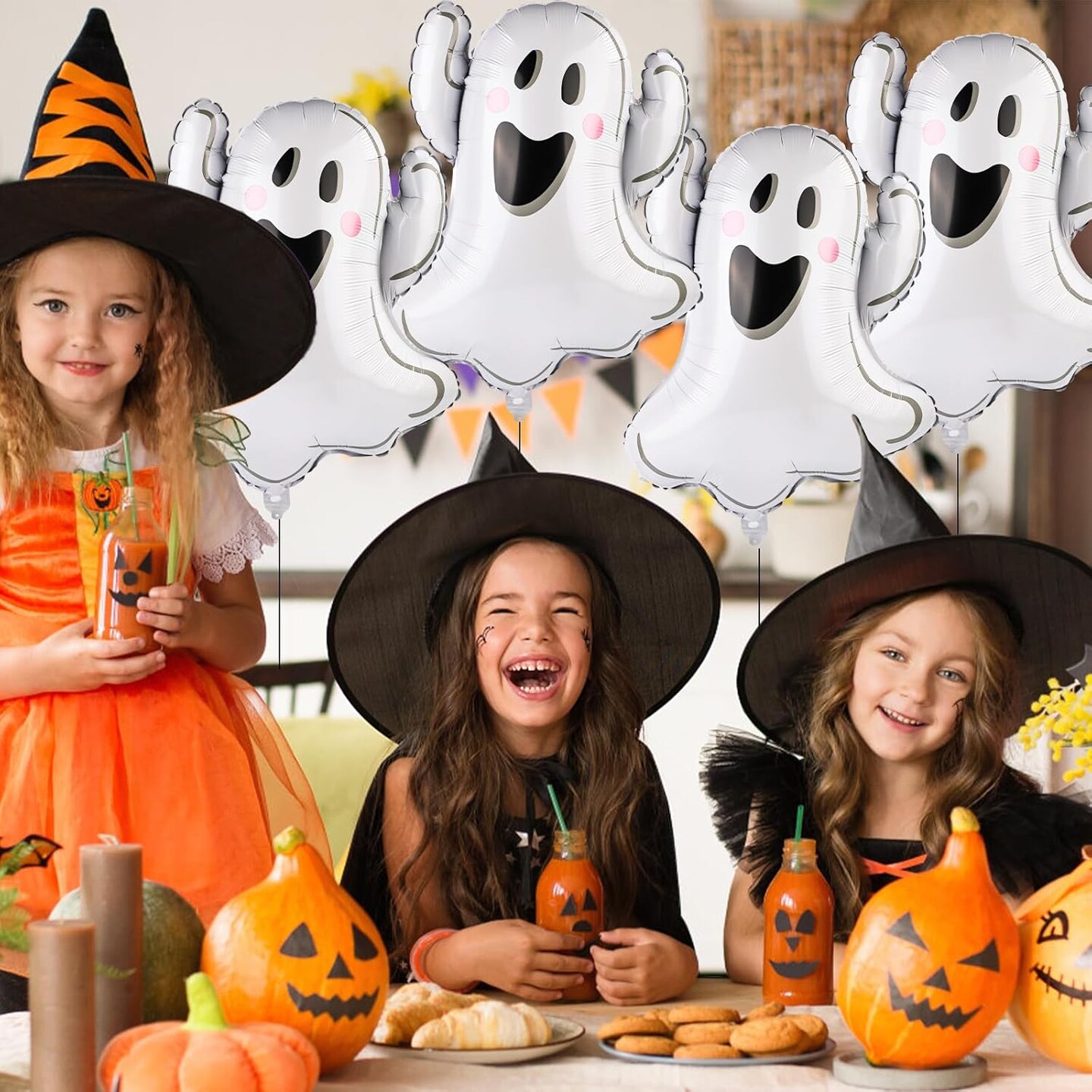 8pcs Ghost Balloons (Halloween)