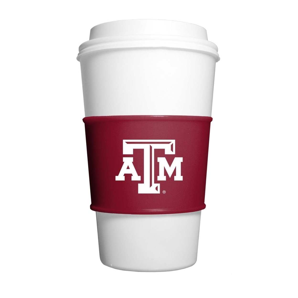 Texas Aandm Aggies Silicone Cup Sleeve Durable Drink Accessory Ncaa Team Spirit