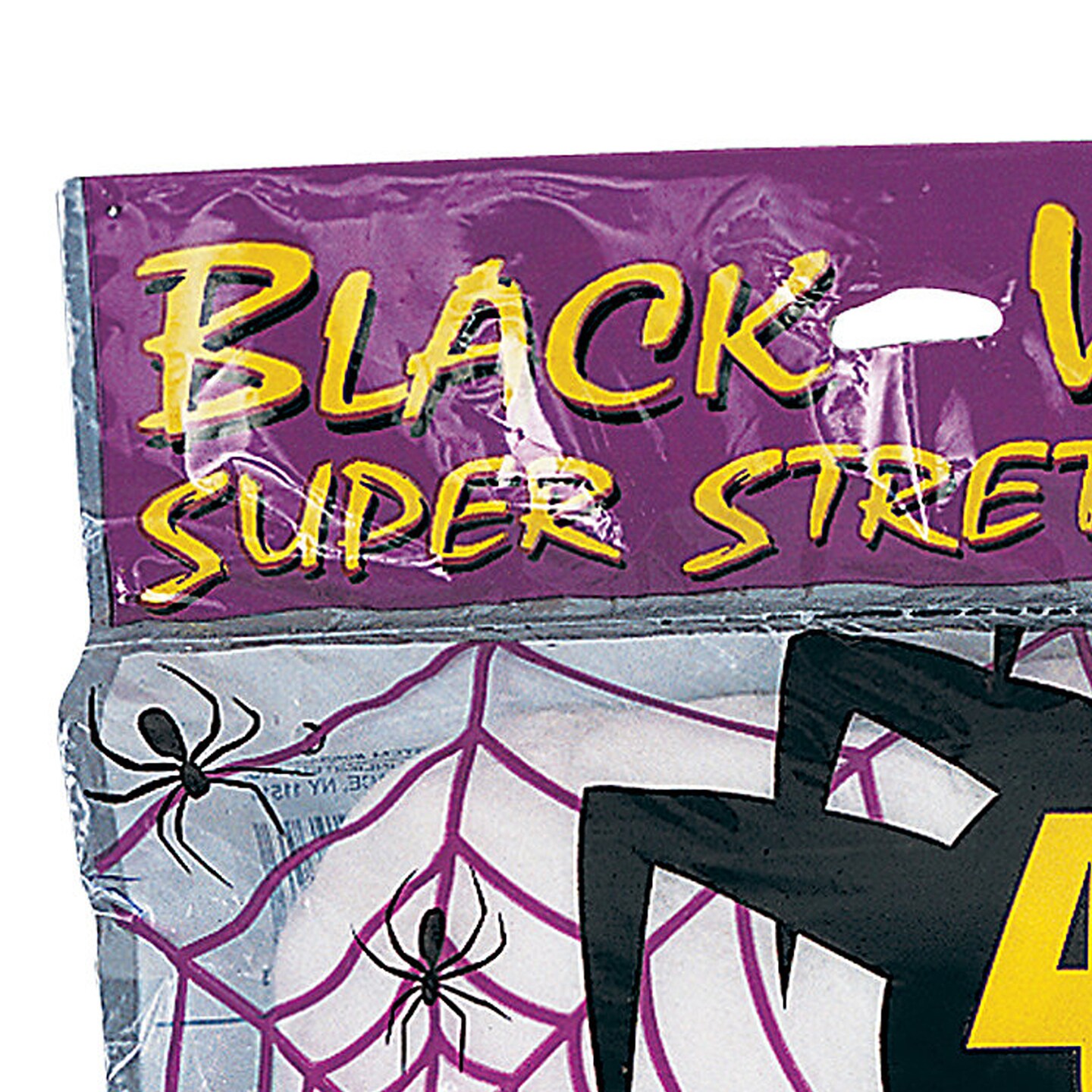 Spider Web White Stretch Decoration Covers 400 Sq Ft for Halloween Indoor/Outdoor Use