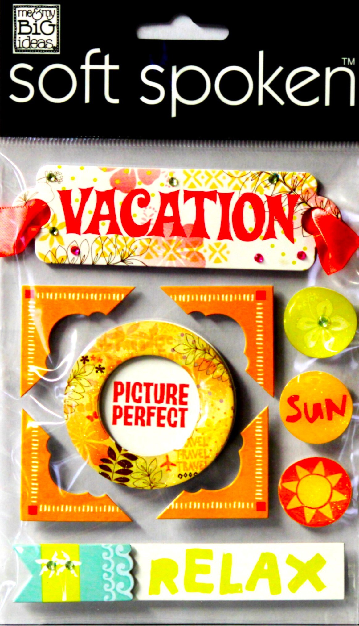 Me &#x26; My Big Ideas Soft Spoken Picture Perfect Vacation Dimensional Stickers