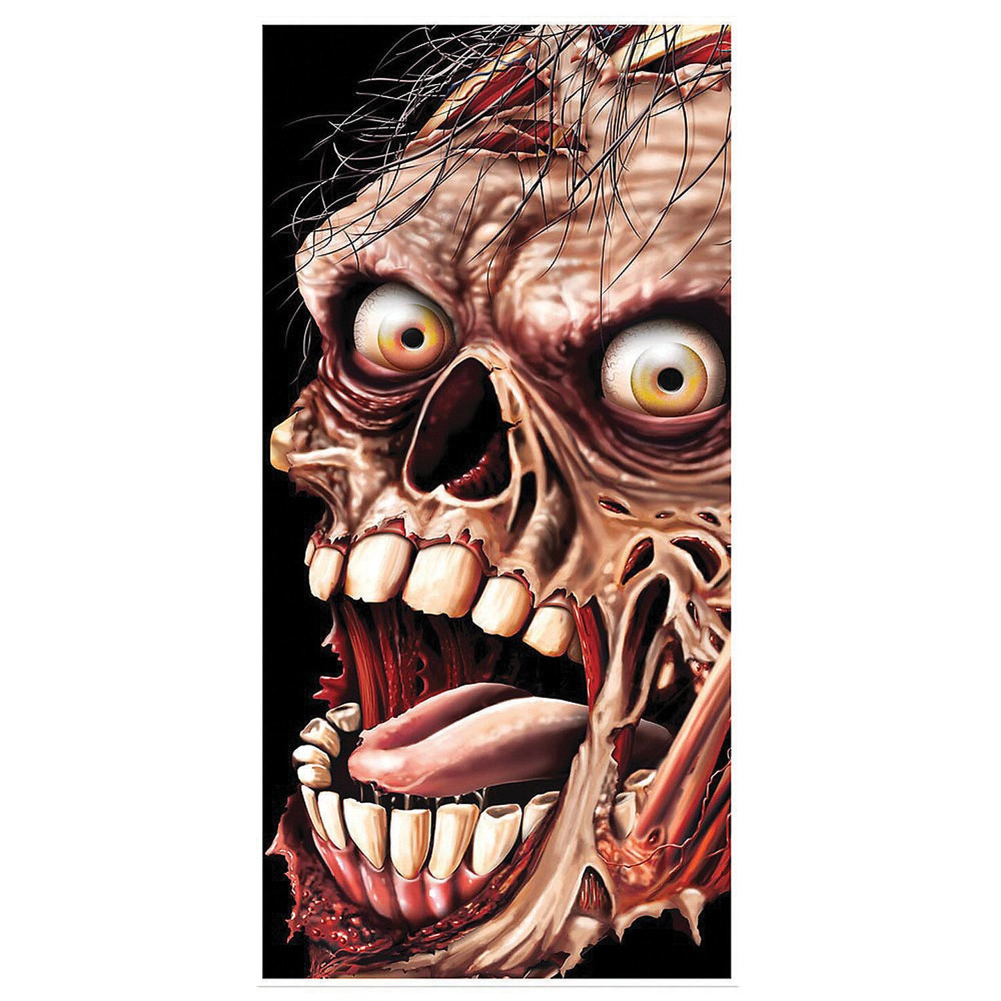 Zombie Door Cover 30&#x22; x 5 Ft Halloween Decoration