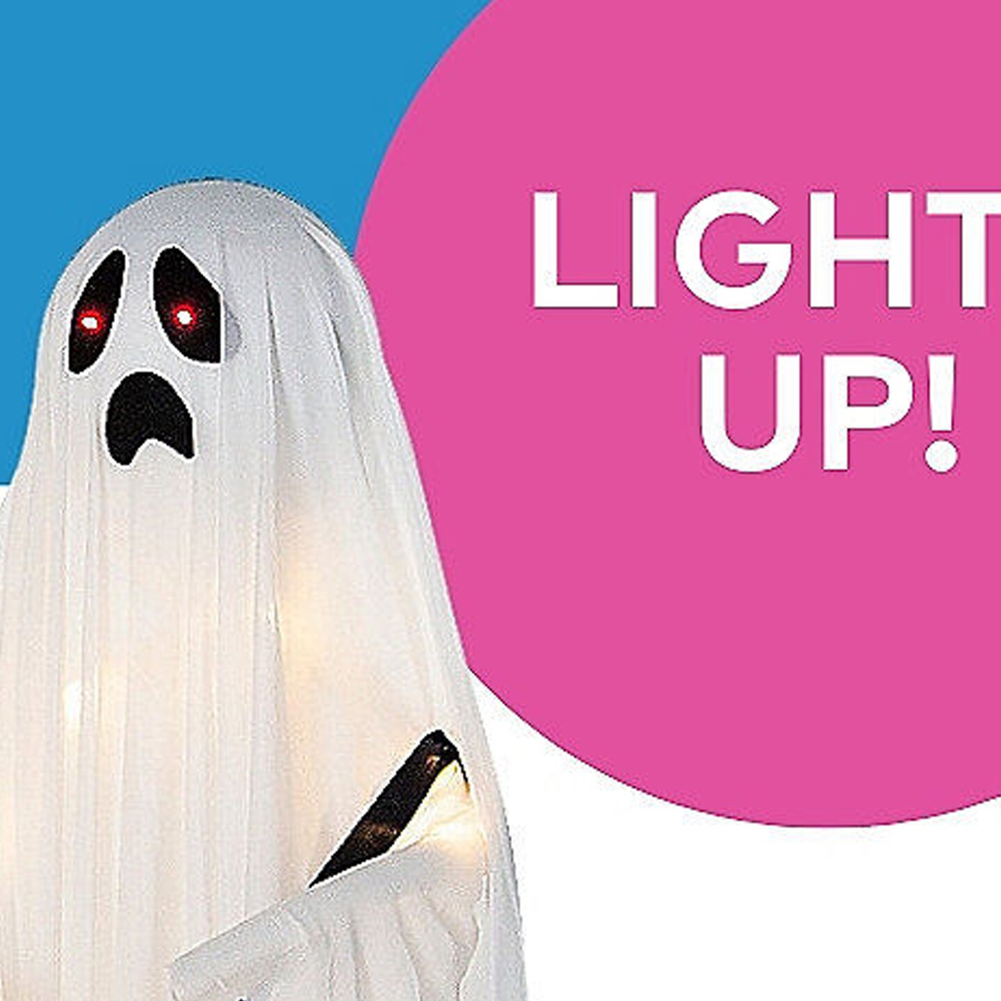 Light Up Standing Ghost Family Halloween Decorations