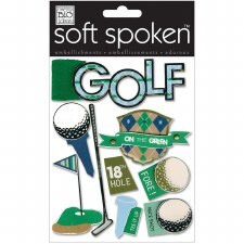 Me &#x26; My Big Ideas Soft Spoken Golf Dimensional Stickers