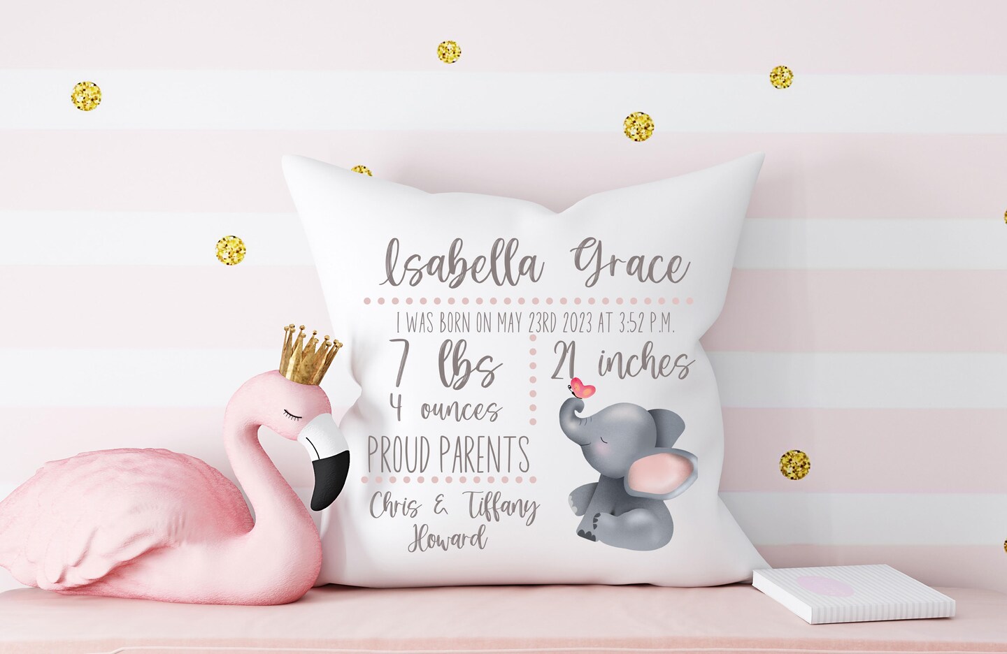 Birth announcement Pillow- birth stats Blanket - personalized pillow- new baby gift - popular baby gift personalized - made to order