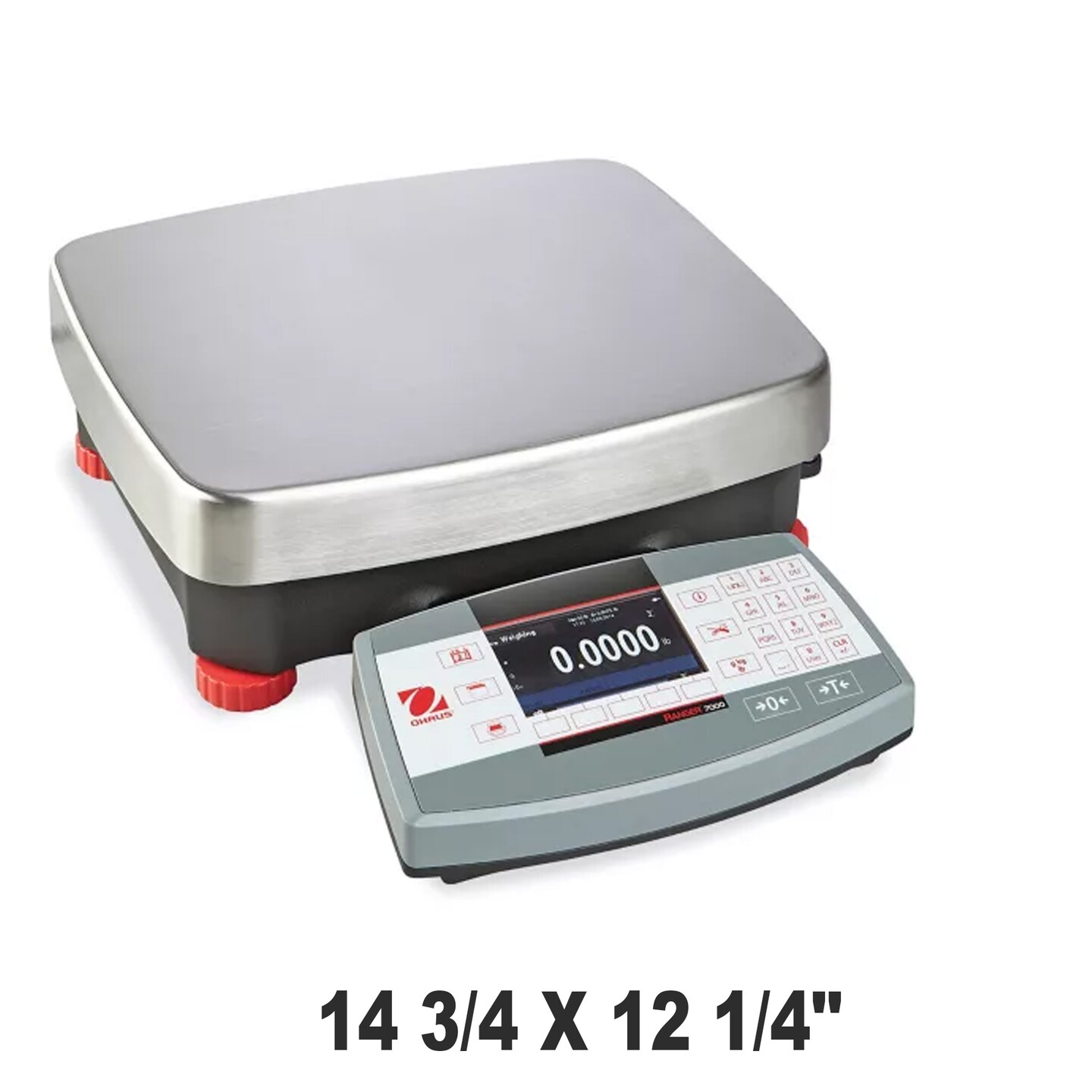 Digital 14 3/4" x 12 1/4" Weighing Scale Precision for Accurate 70 lbs x 0.001 lb