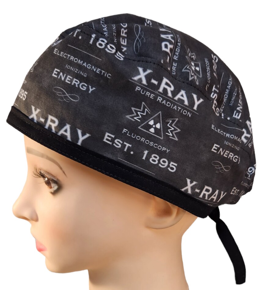 Xray, Radiation, Radiology, Ortho, Bones, MRI, Scrub Cap