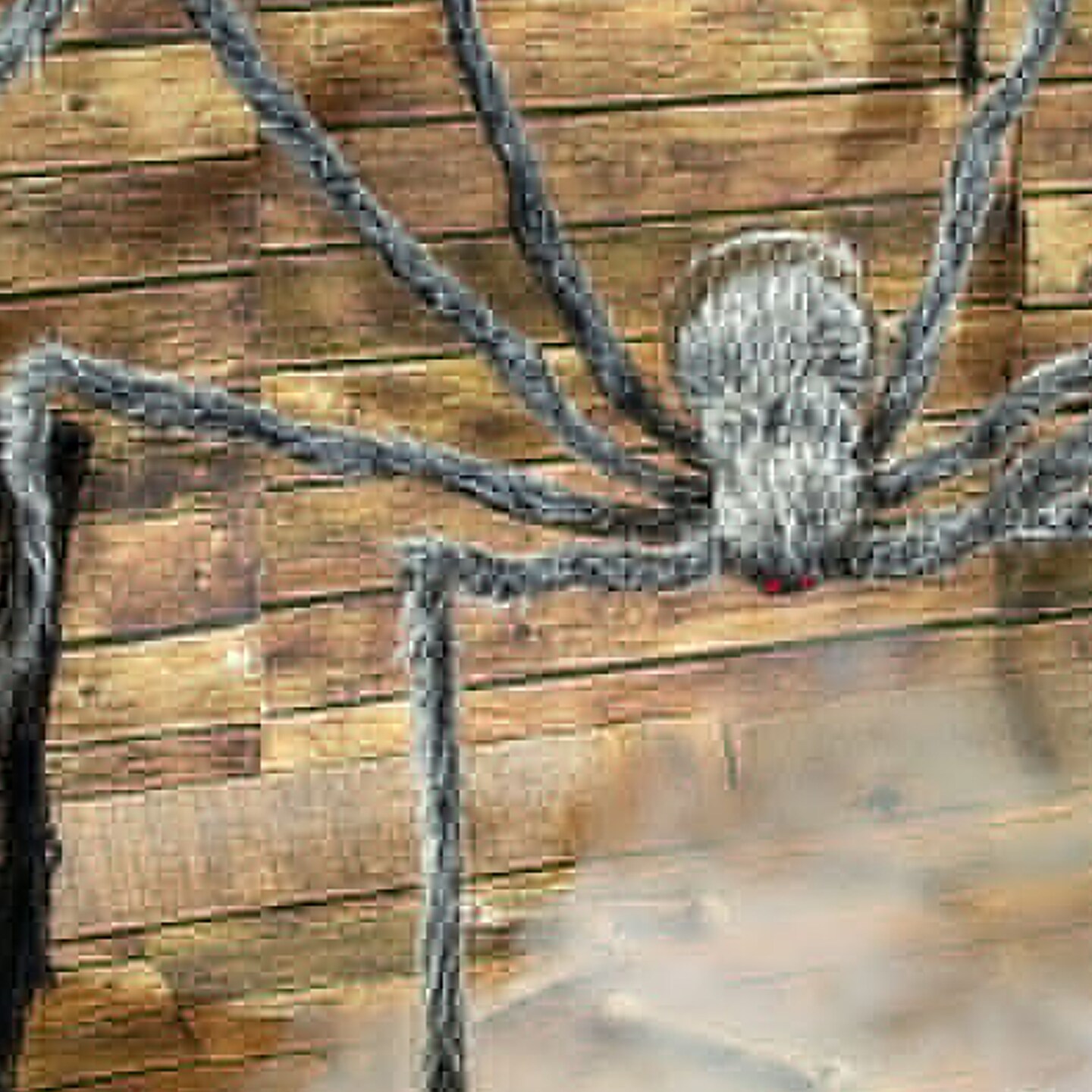Furry Spider with Poseable Legs and Realistic