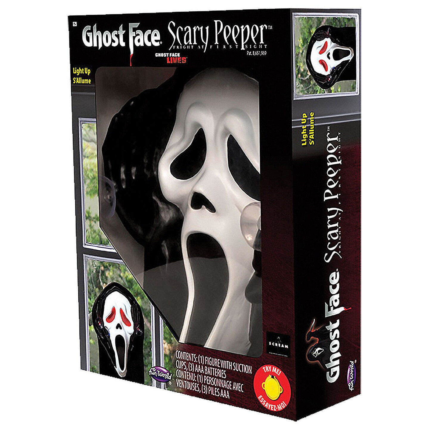 Window Peeper Light Up Ghost Face