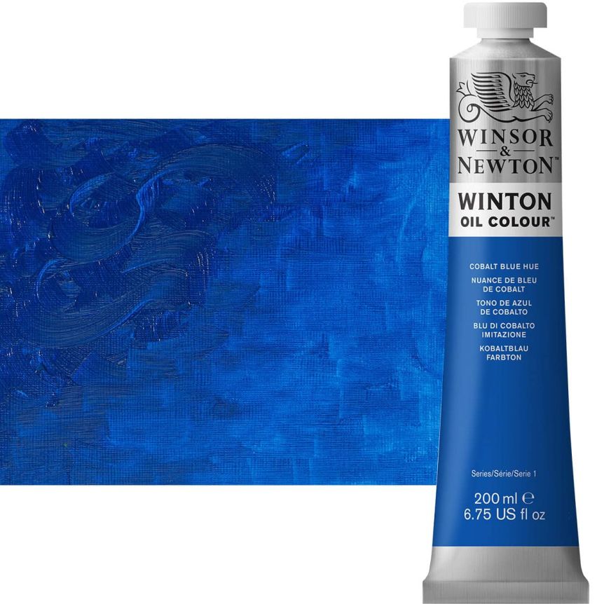 Winsor & Newton Winton Oil Color 200 ml Tube - Cobalt Blue Hue