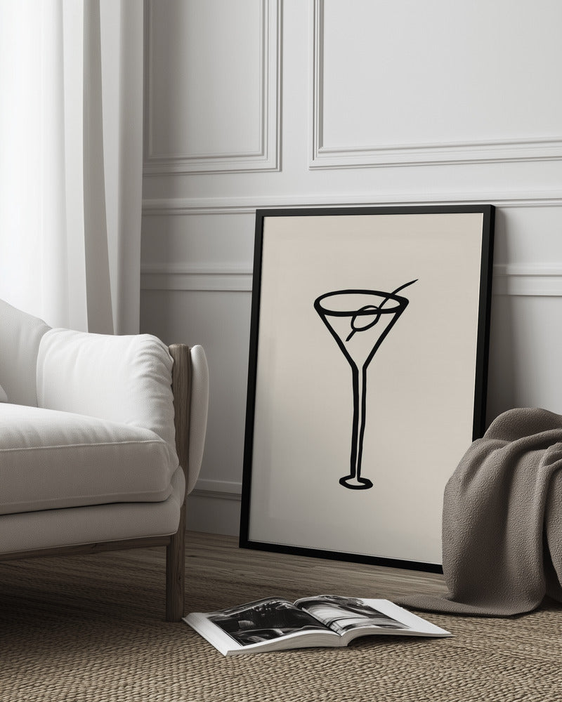 Shaken, Not Stirred - Pictufy Studio 24x36 Black Framed Art | Home or Office Art