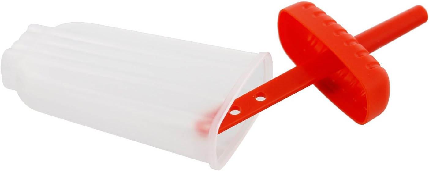 Jumbo Set of 18 Classic Ice Pop Popsicle Molds - Sets of 6 Red, 6 White & 6 Blue - Reusable USA Colored Ice Pop Makers