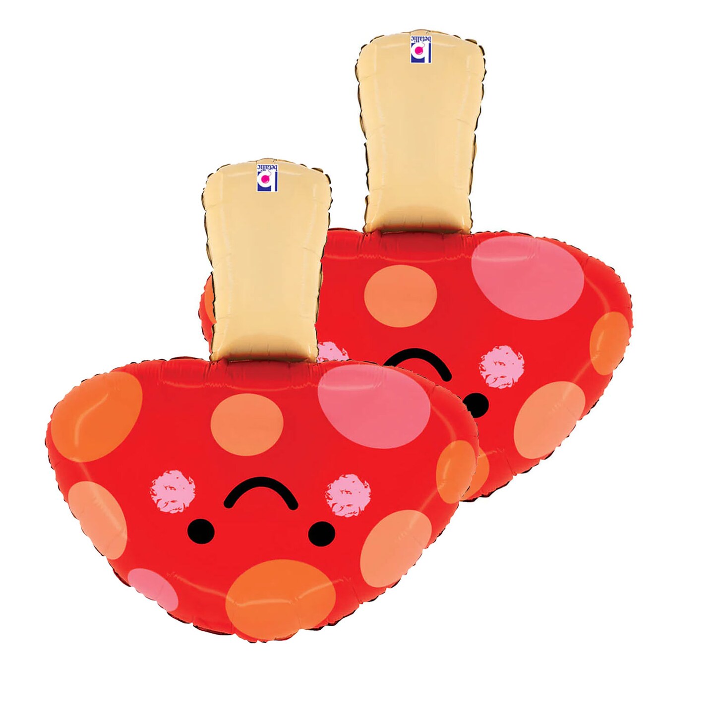 Betallic&#xAE; 23 Inch Mushroom Foil Mylar Balloon