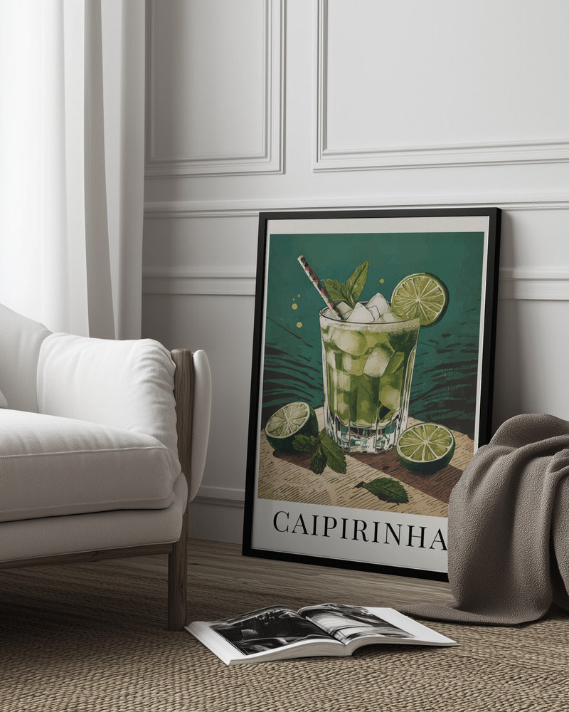 Caipirinha - Andreas Magnusson 24x36 Black Framed Art | Home or Office Art