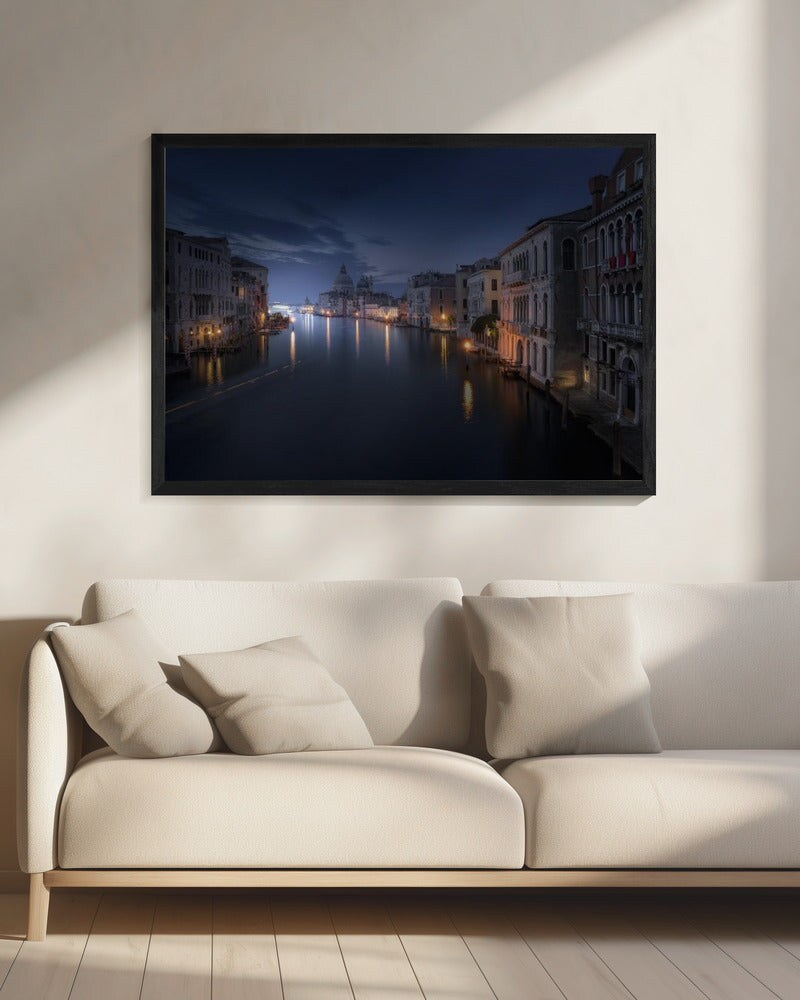 venice - David Navia 24x36 Black Framed Art | Home or Office Art