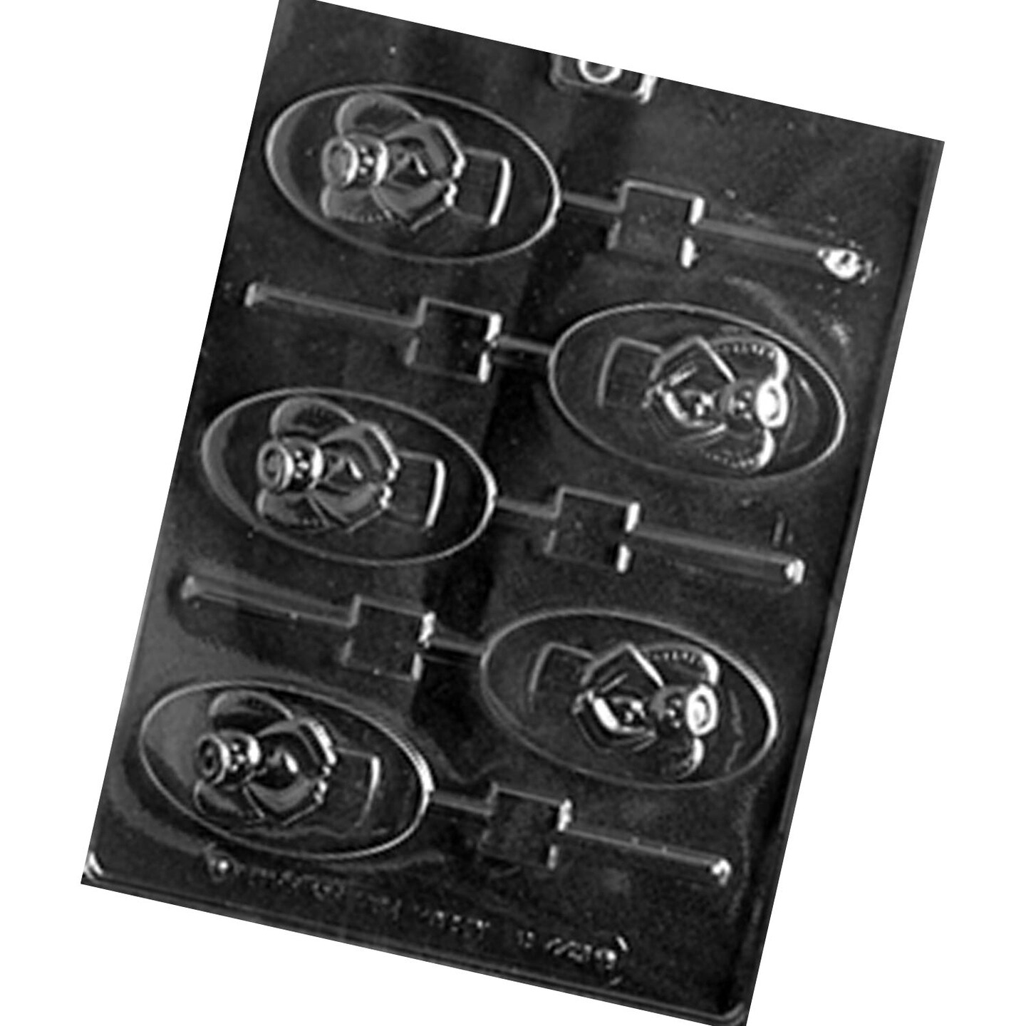 Oval Angel Lolly Chocolate Mold for Elegant Holiday Treats