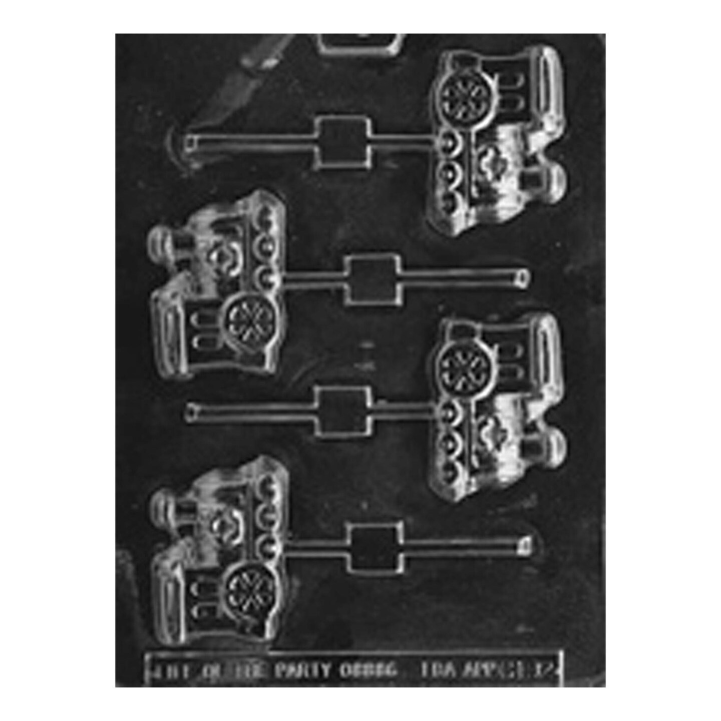 Christmas Engine Pop Chocolate Mold for Festive Treats