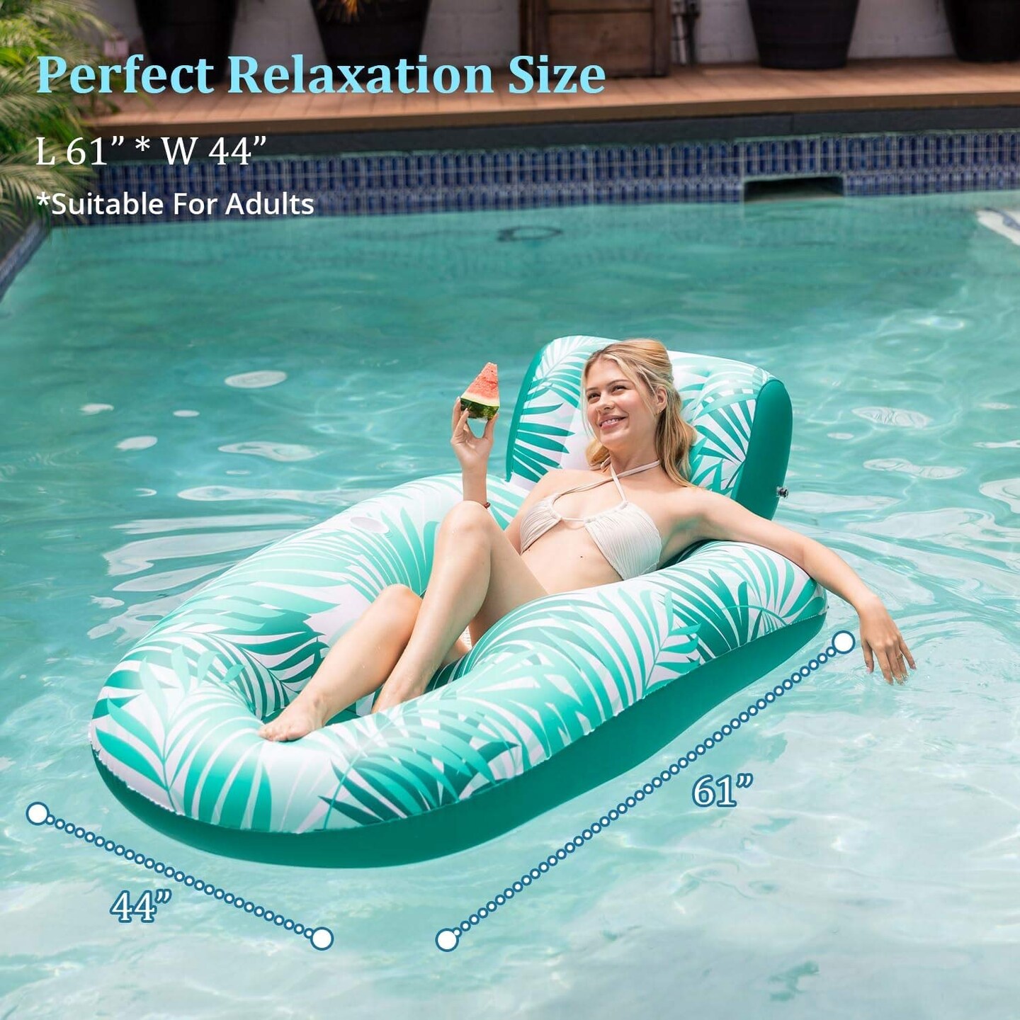 Luxury Relaxation with the Inflatable Pool Chair Float