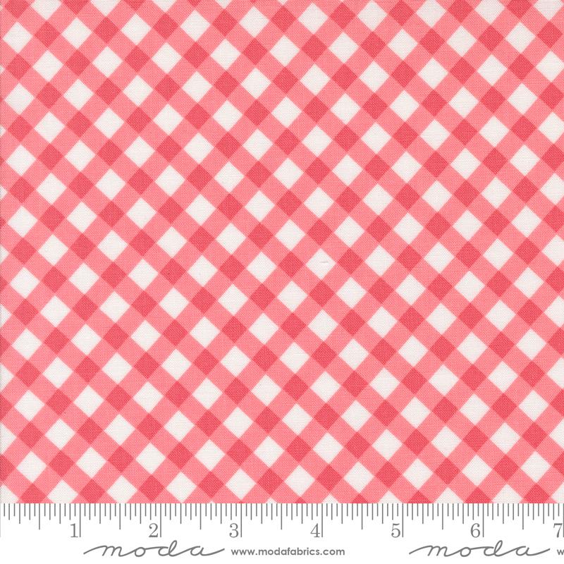 Fabric Moda Blush Picnic Checks and Plaids Summertime by the Quarter Yard 55325-14