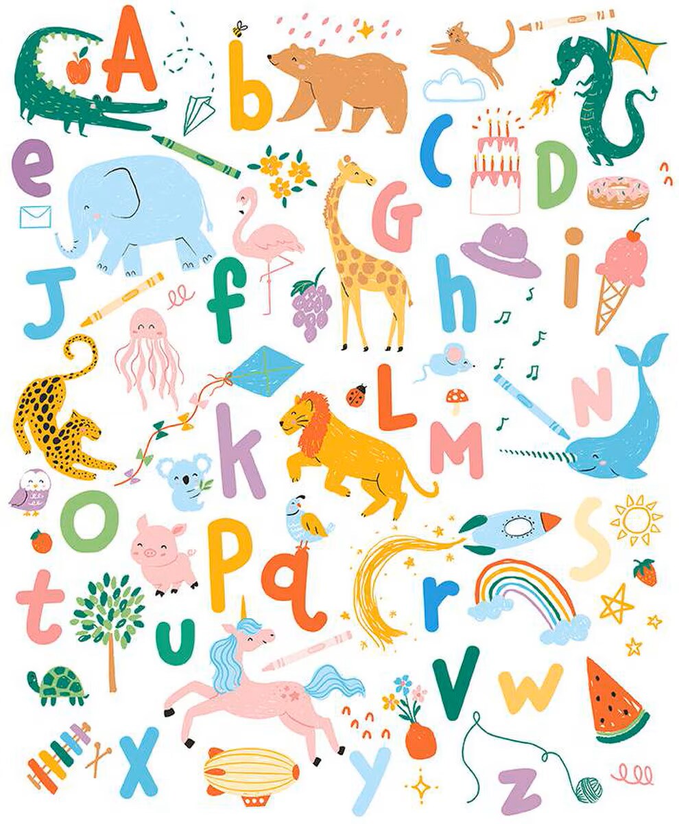 Fabric Riley Blake Get Your Cray-on with Crayola 36x43" Quilting Panel P15416-PANEL