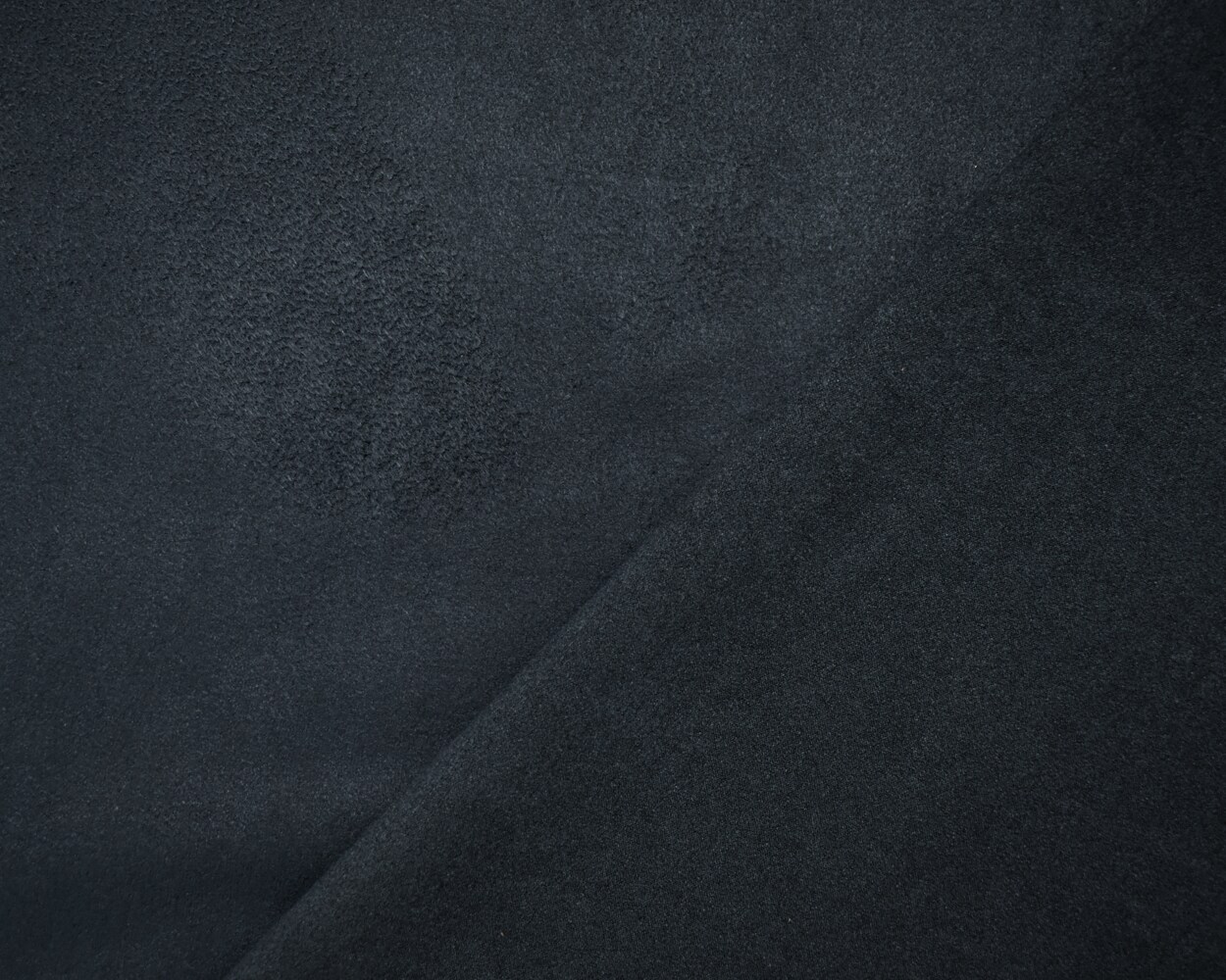 Deep Navy Blue Stretch Spandex Solid Microsuede Knit Fabric By the Yard